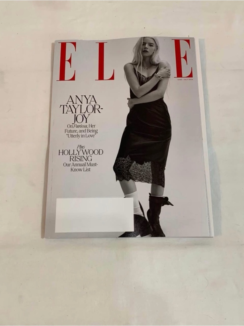 EllE Anya Taylor-Joy “On Furiosa, Her Future” Issue June/July 2024 Magazine